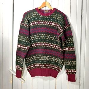 vintage charter club hand frame knit cotton shirt